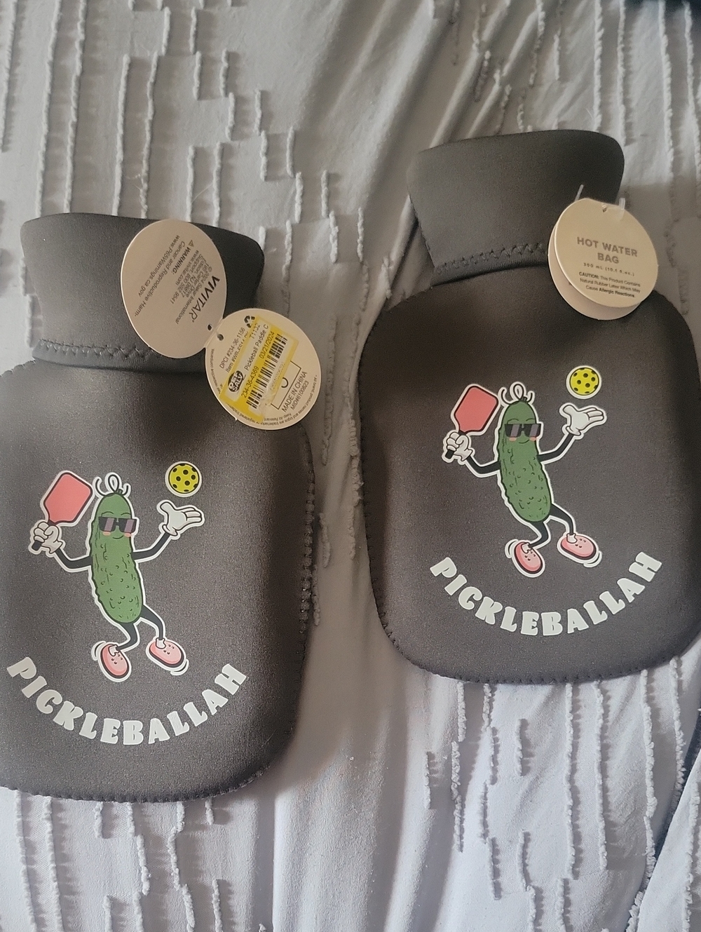 NWT Pickleball Hot Water Bag And Water Bottle
